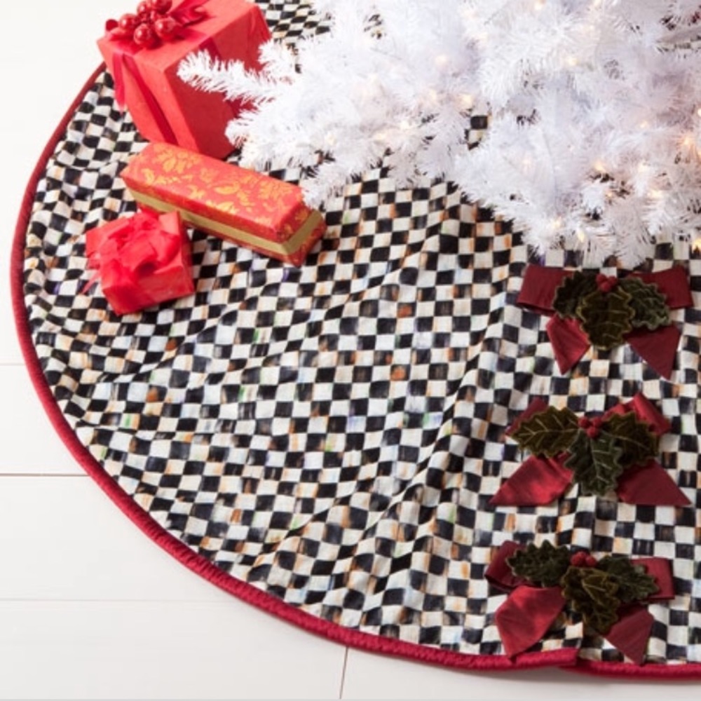 Mackenzie Child Buffalo Check Christmas Tree Skirt